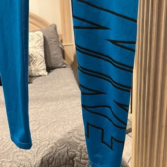 Nike Pro Teal Blue Compression Pants Size Large - Picture 7 of 14